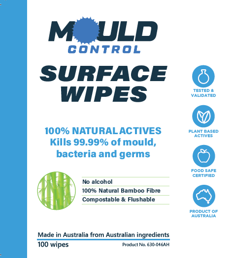 Mould Control Natural Surface Wipes (100)